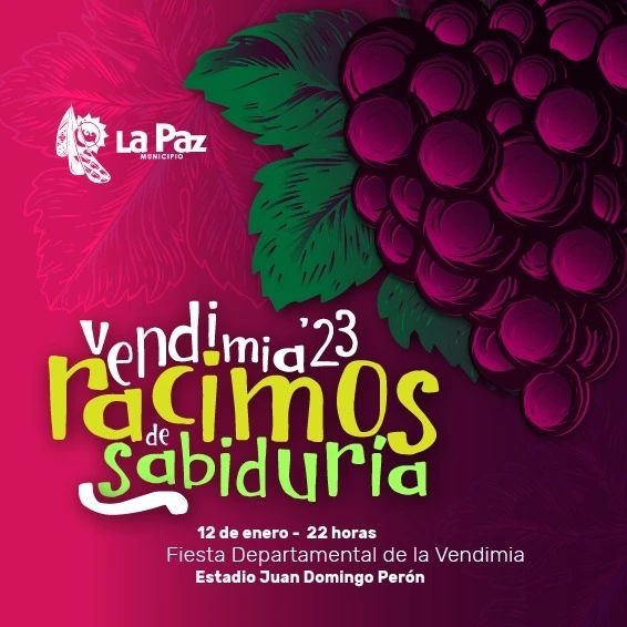 La Paz se prepara para vivir la Fiesta Departamental de la Vendimia y la 34º Edición del Festival de La Paz y el Canto de Cuyo