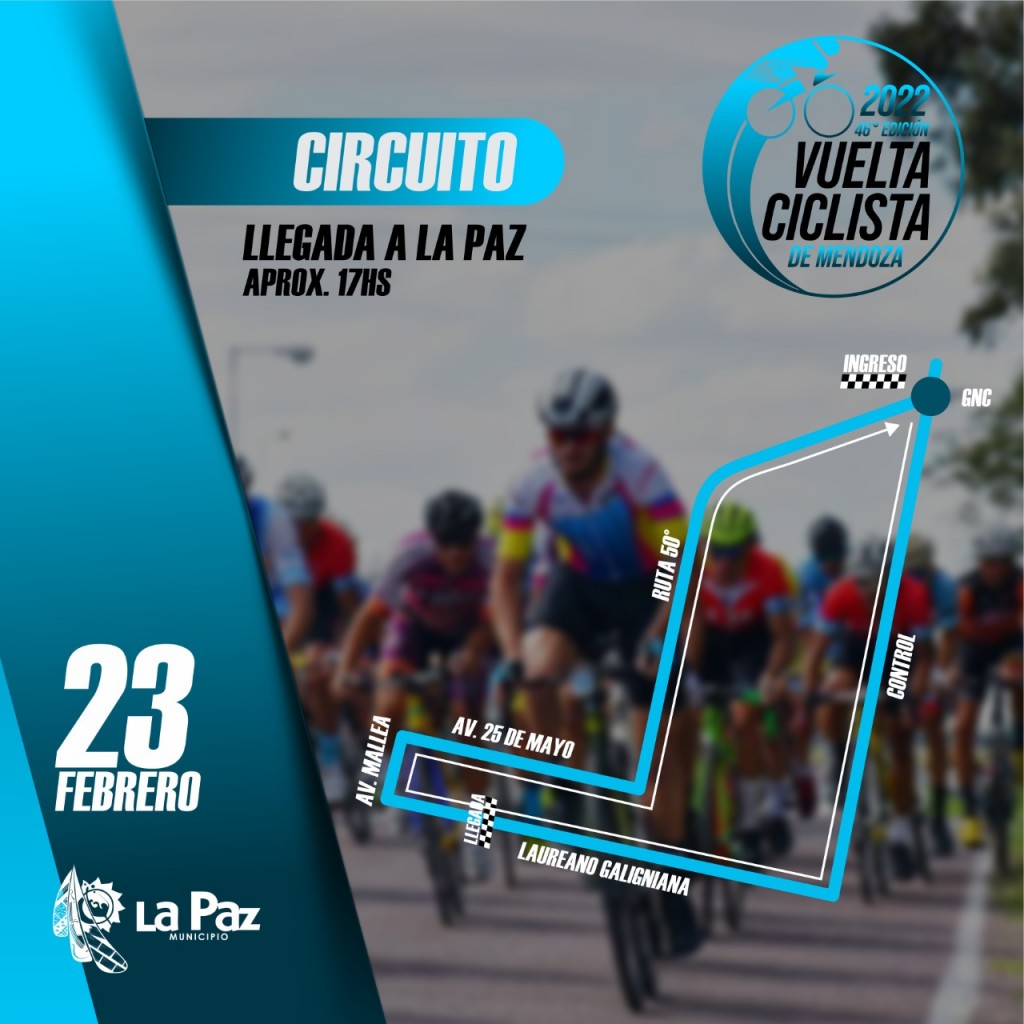 La 46º Vuelta Ciclista de Mendoza llega a La Paz
