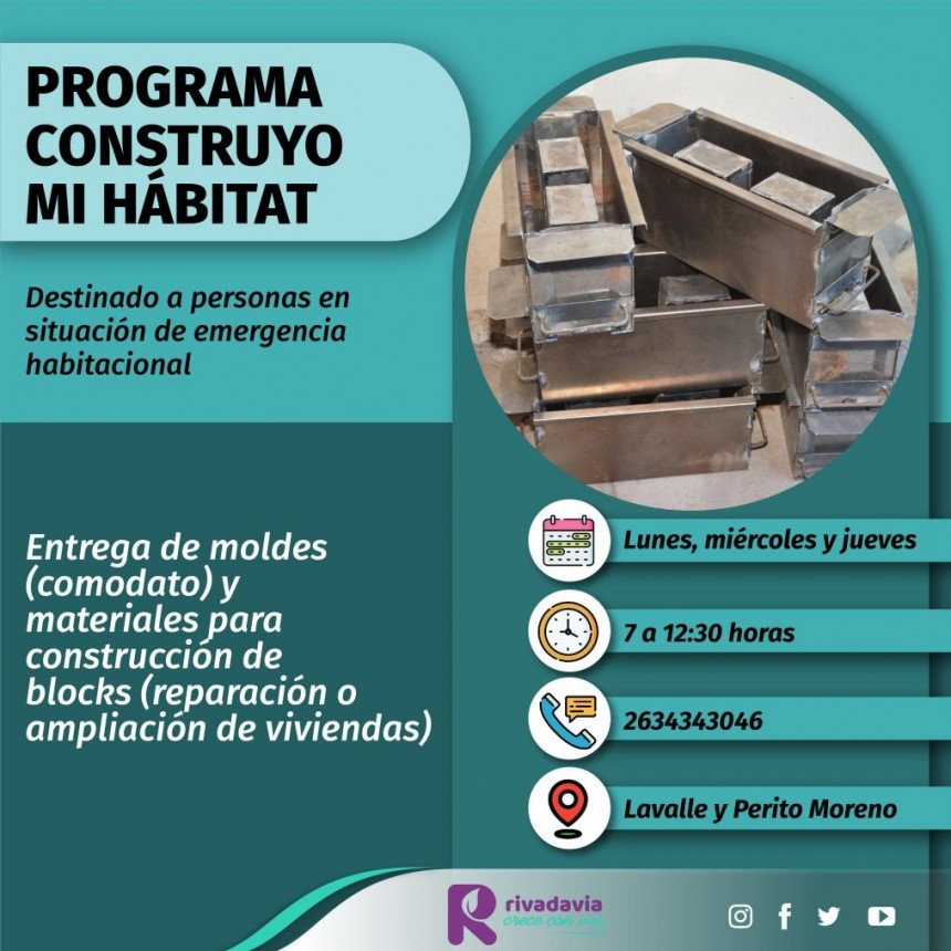 Programa municipal “Construyo mi Hábitat”