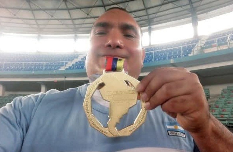 Palmira celebra, Ricardo Encina representar&aacute; a la Argentina en el Sudamericano de fuerza