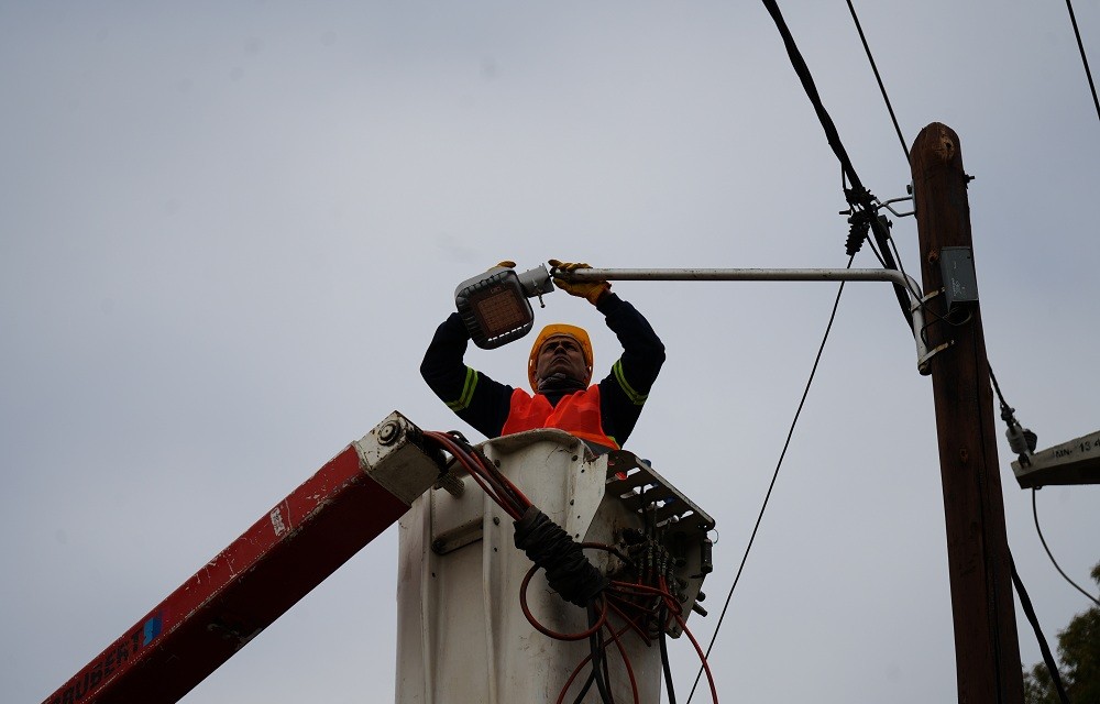 Rivadavia alcanz&oacute; el 80% de alumbrado LED en su red p&uacute;blica 