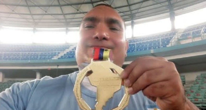 Palmira celebra, Ricardo Encina representará a la Argentina en el Sudamericano de fuerza