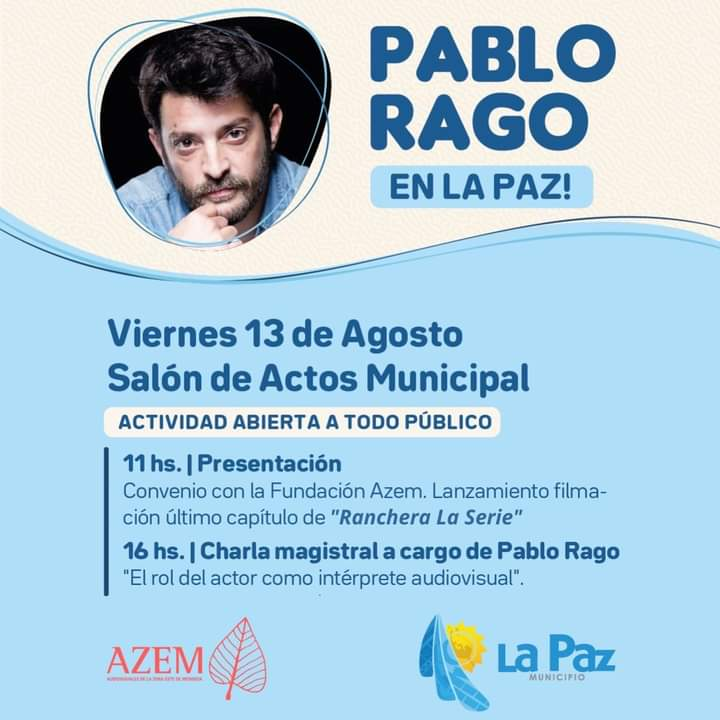 Pablo Rago, visitará La Paz