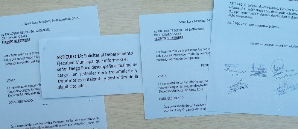 &iquest;D&oacute;nde est&aacute; Diego Foco? La oposici&oacute;n exige un informe al Ejecutivo por el rol del esposo de la Intendenta